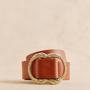 Sezane Artemis Belt Natural Heritage - Size 80 (NWT)